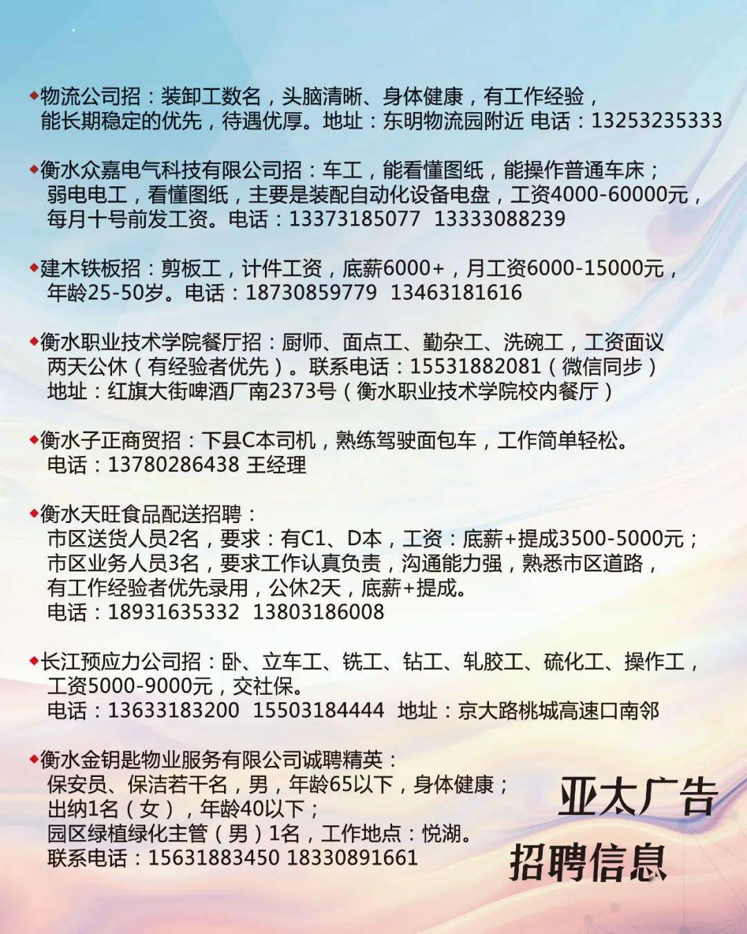 瓦子社区最新招聘信息全面概览